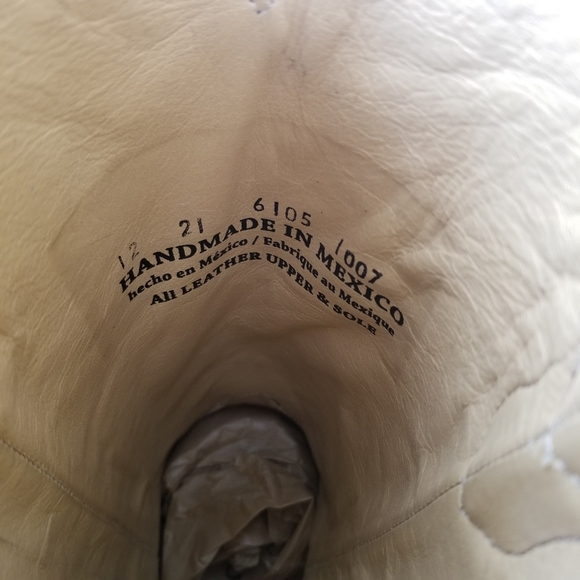 Stetson Leather Cowboy Boots 8.5 Red/White/Blue Western Rodeo Festival Event - Picture 14 of 14